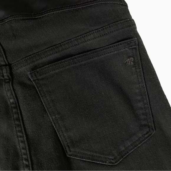 Madewell NWT Maternity Skinny Tencel Denim Jeans in Black. Sz. 26 - Picture 5 of 8